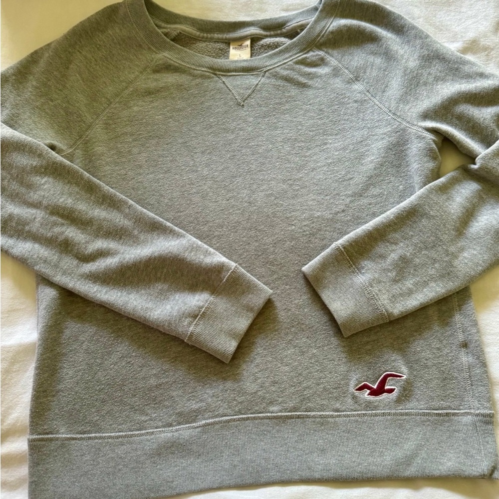 Hollister & Co. Grey Oversized Vintage Sweatshirt - Women’s Large